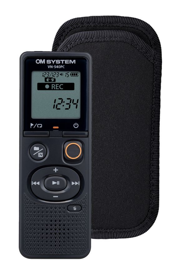 OM System VN-540PC with CS 131 soft case