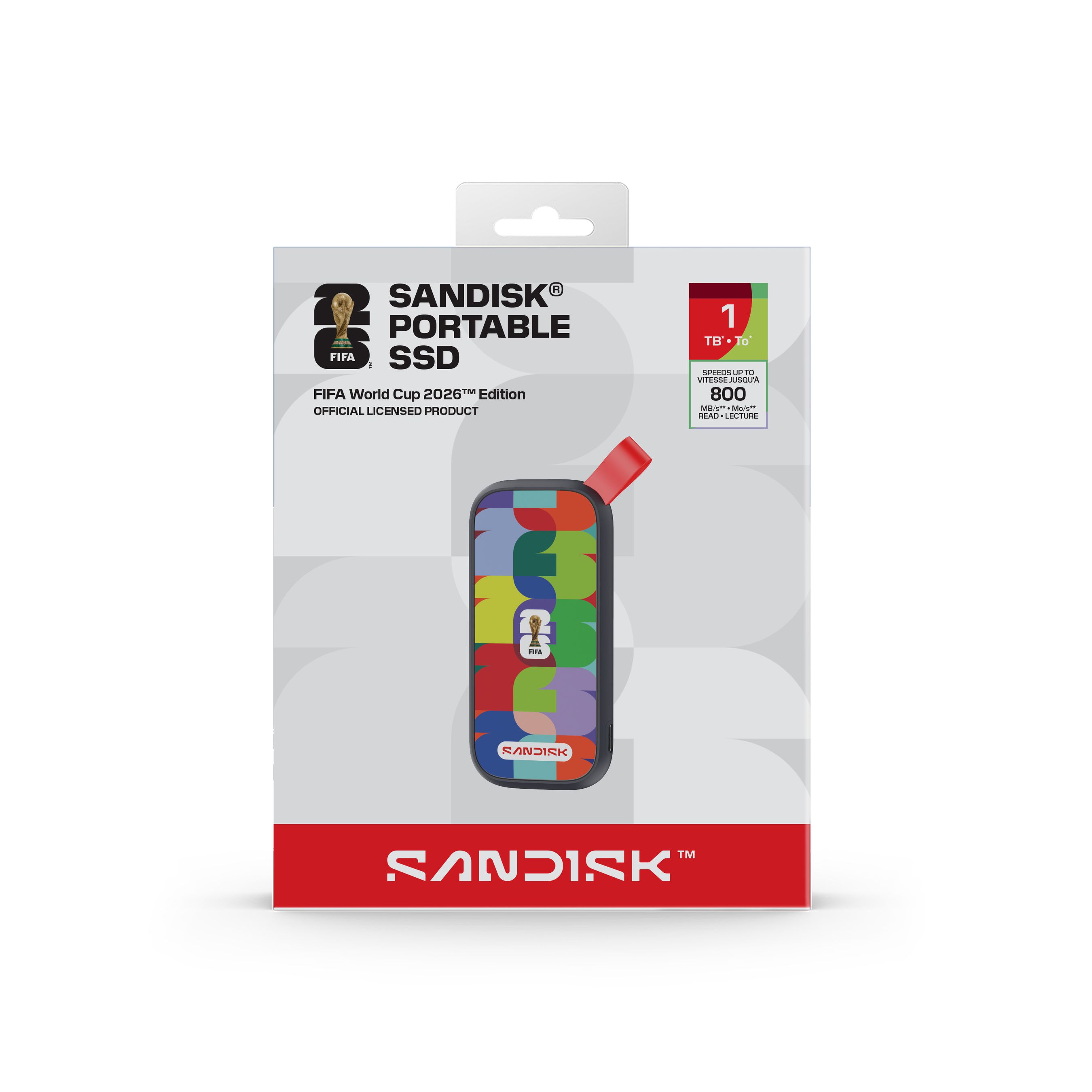 SanDisk Portable SSD FIFA 2026 1TB