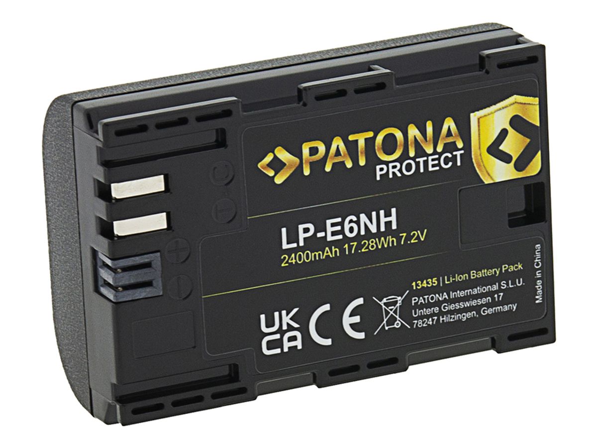 Patona LP-E6NH Set Chargeur + 2 Batterie
