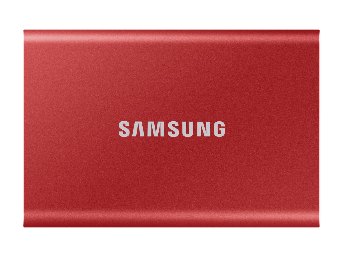 Samsung PSSD T7 500GB red