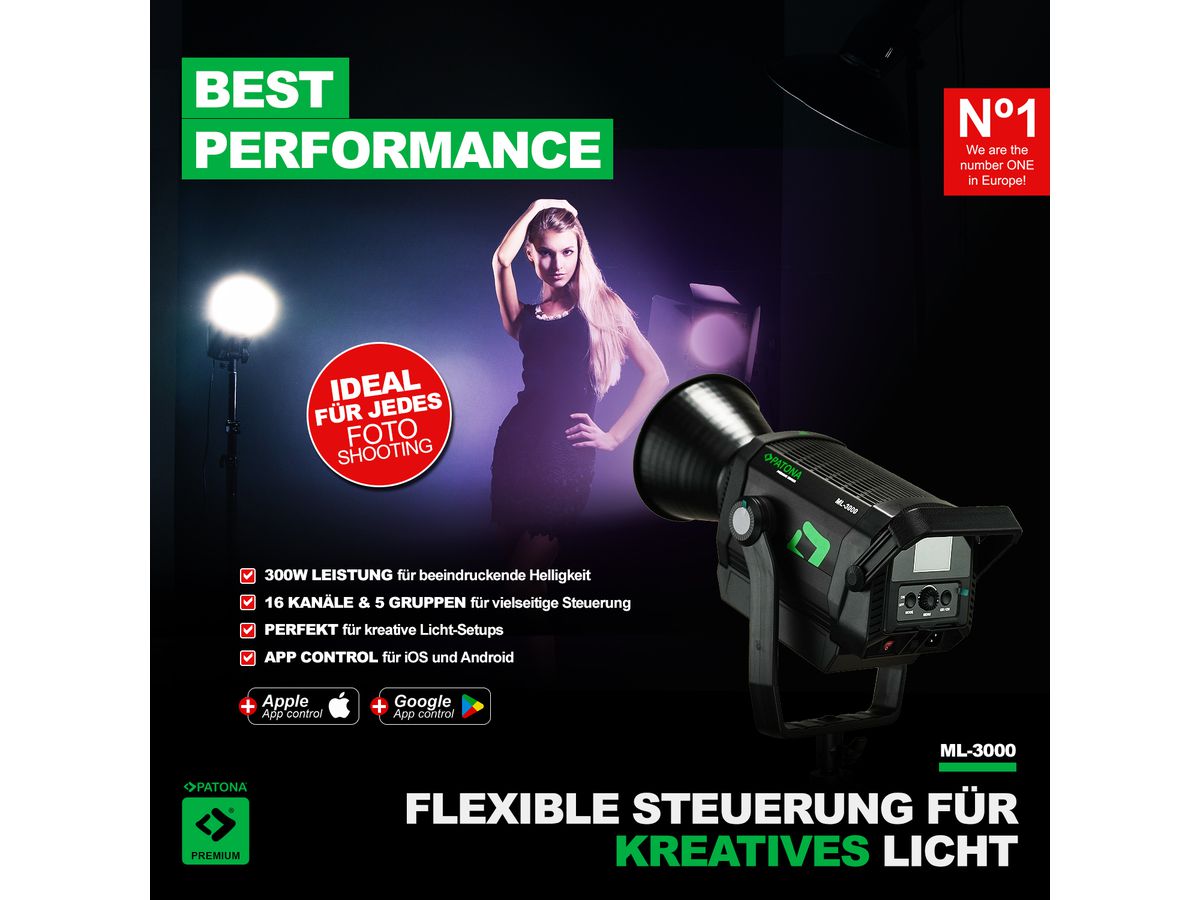 Patona Premium LED Light ML-3000