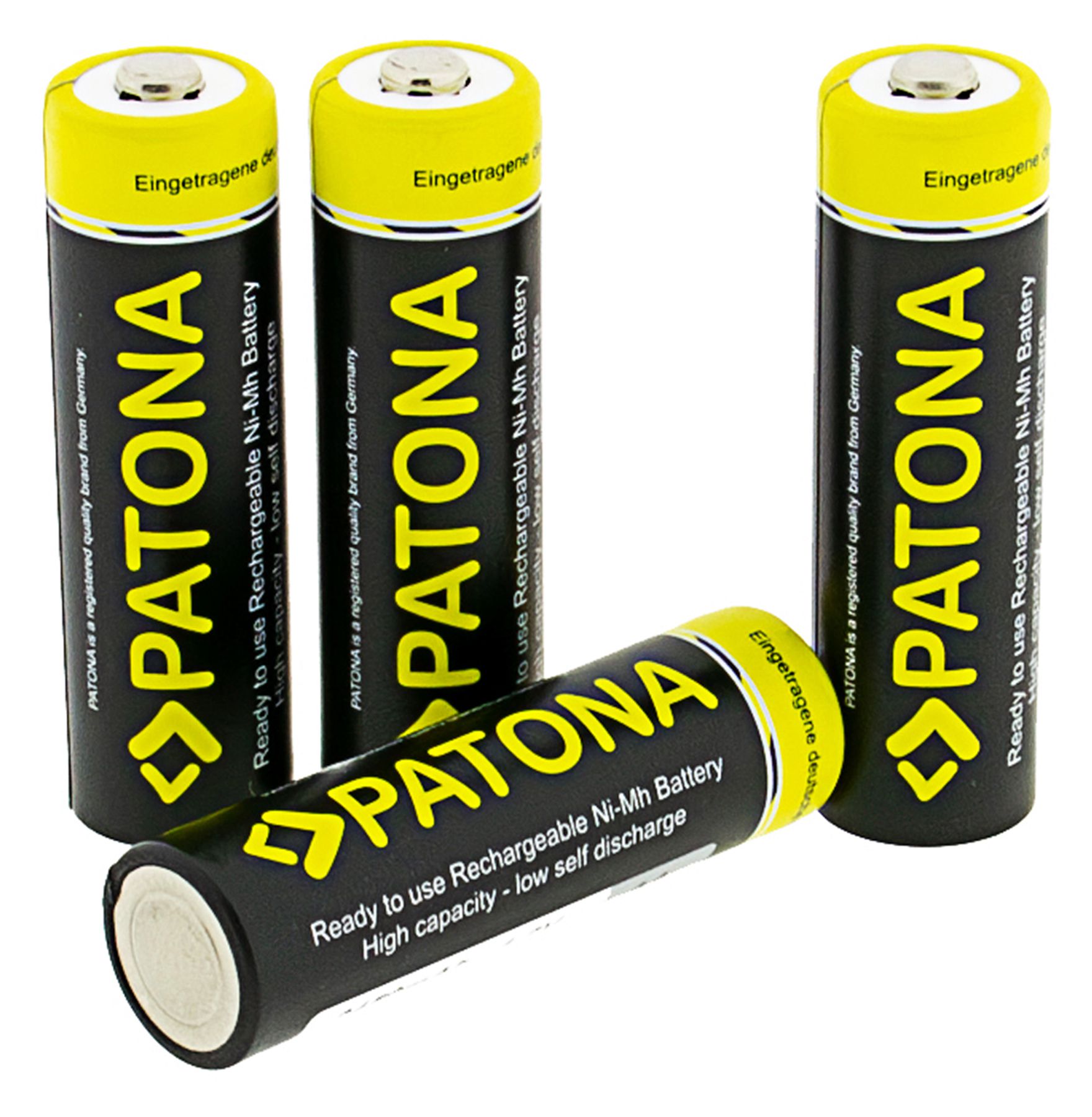 Patona Akku 4x Mignon AA 2450mAh NiMH
