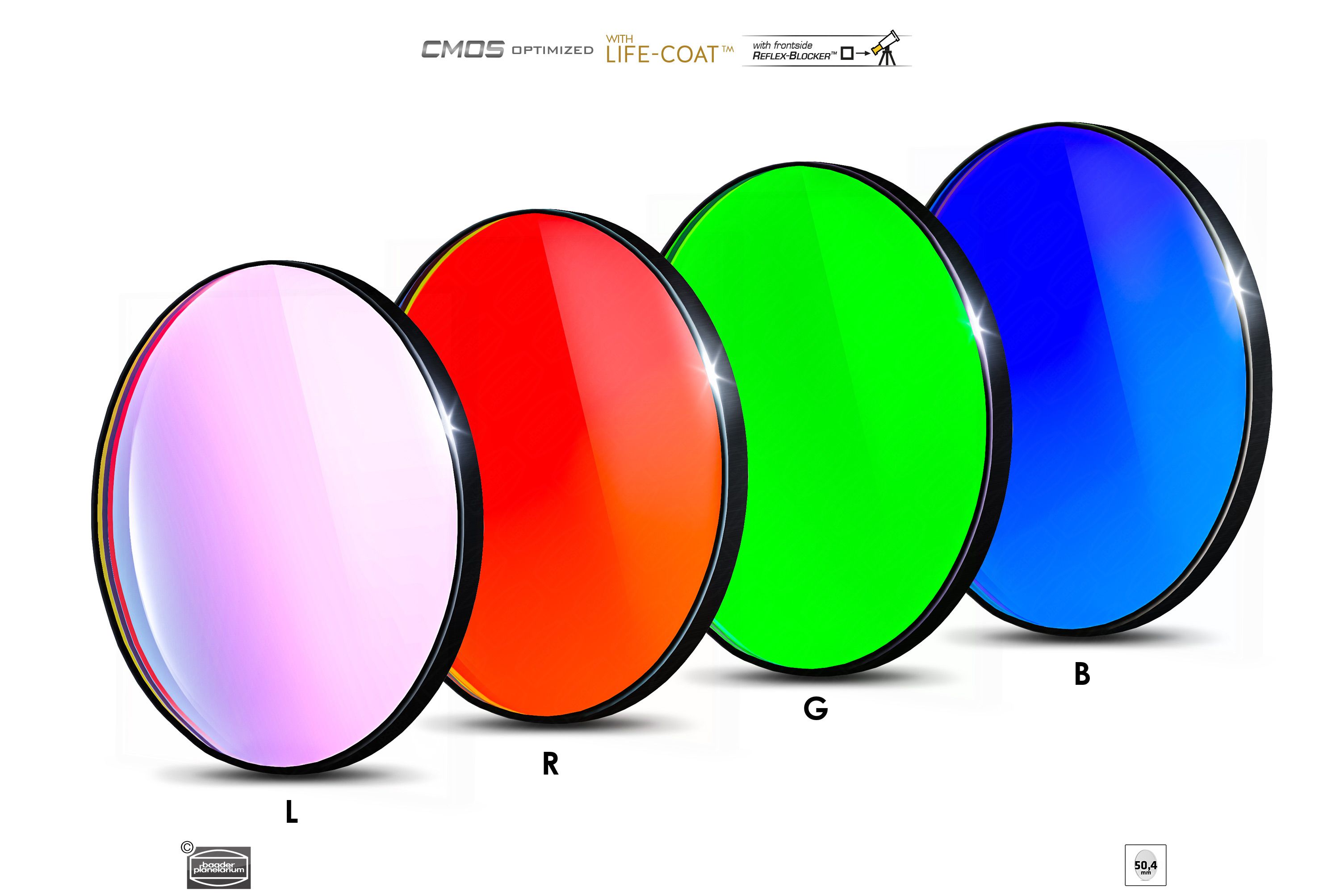 LRGB 50.4mm Filterset  CMOS-optimized