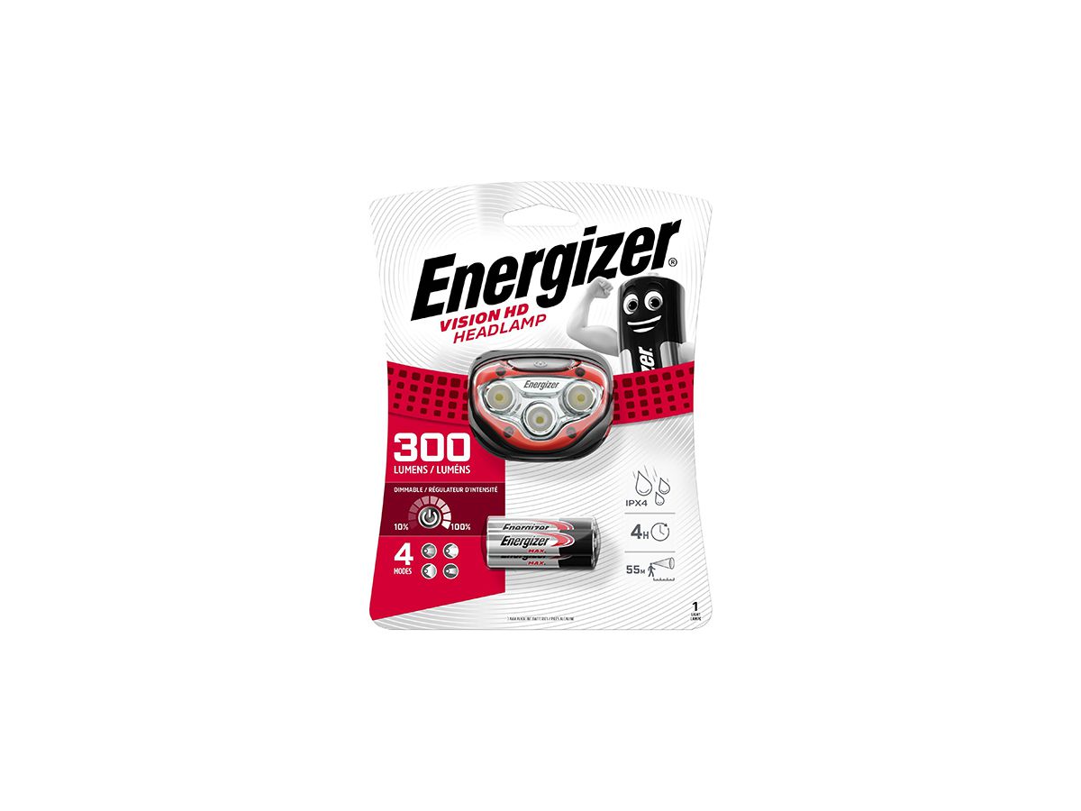 Energizer Stirnlampe Vision HD