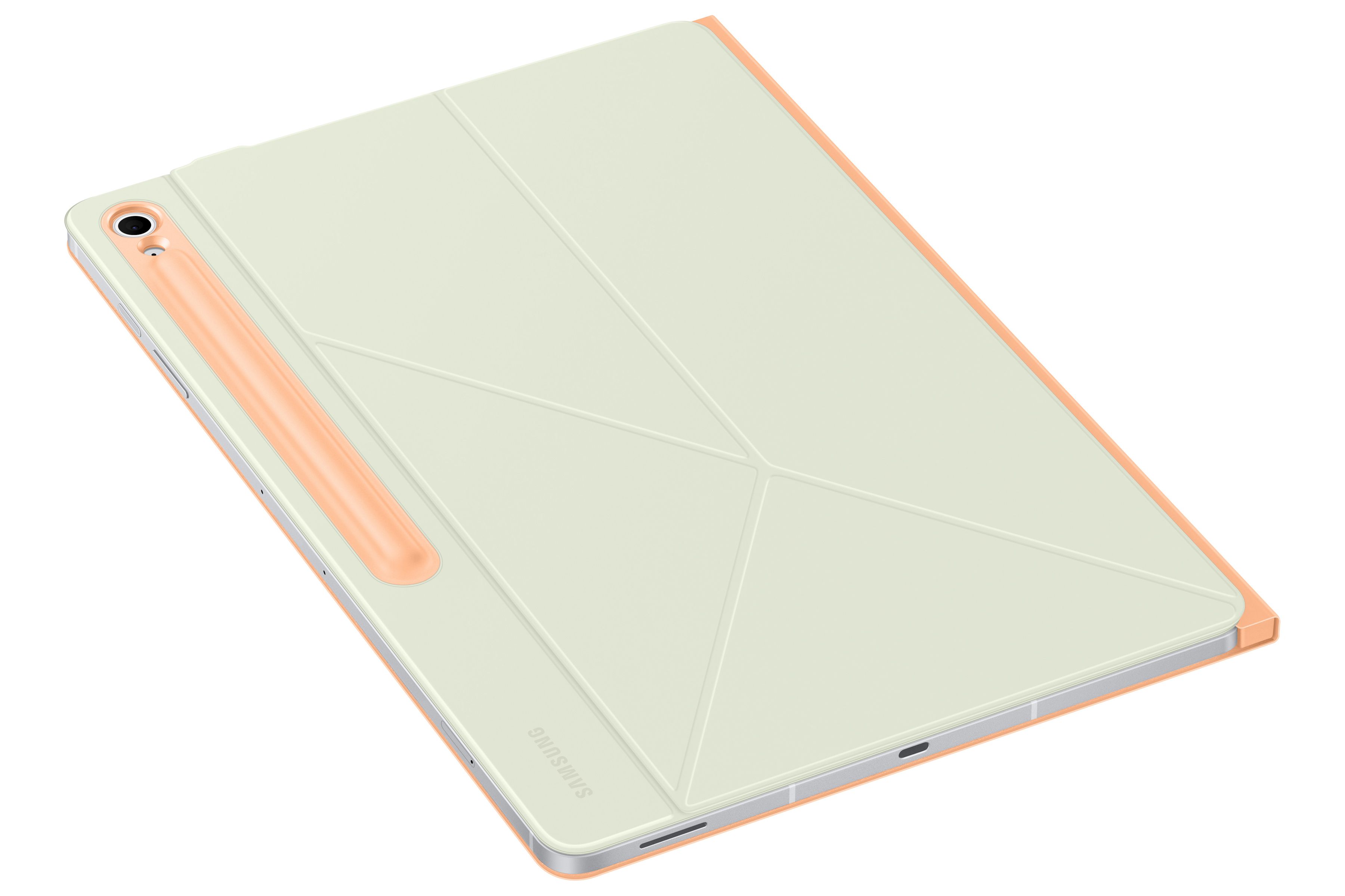 Samsung Tab S10FE+ Book Cover Orange