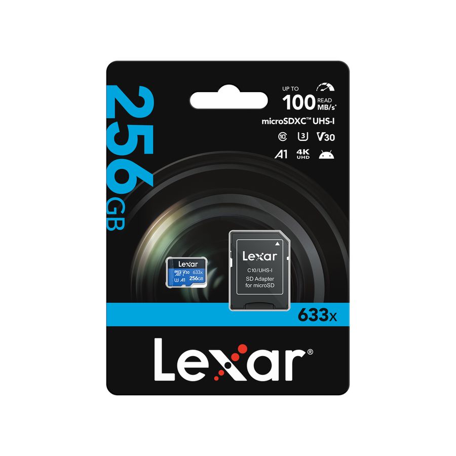 Lexar micro SDXC 100MB/s 256GB Blue m.A