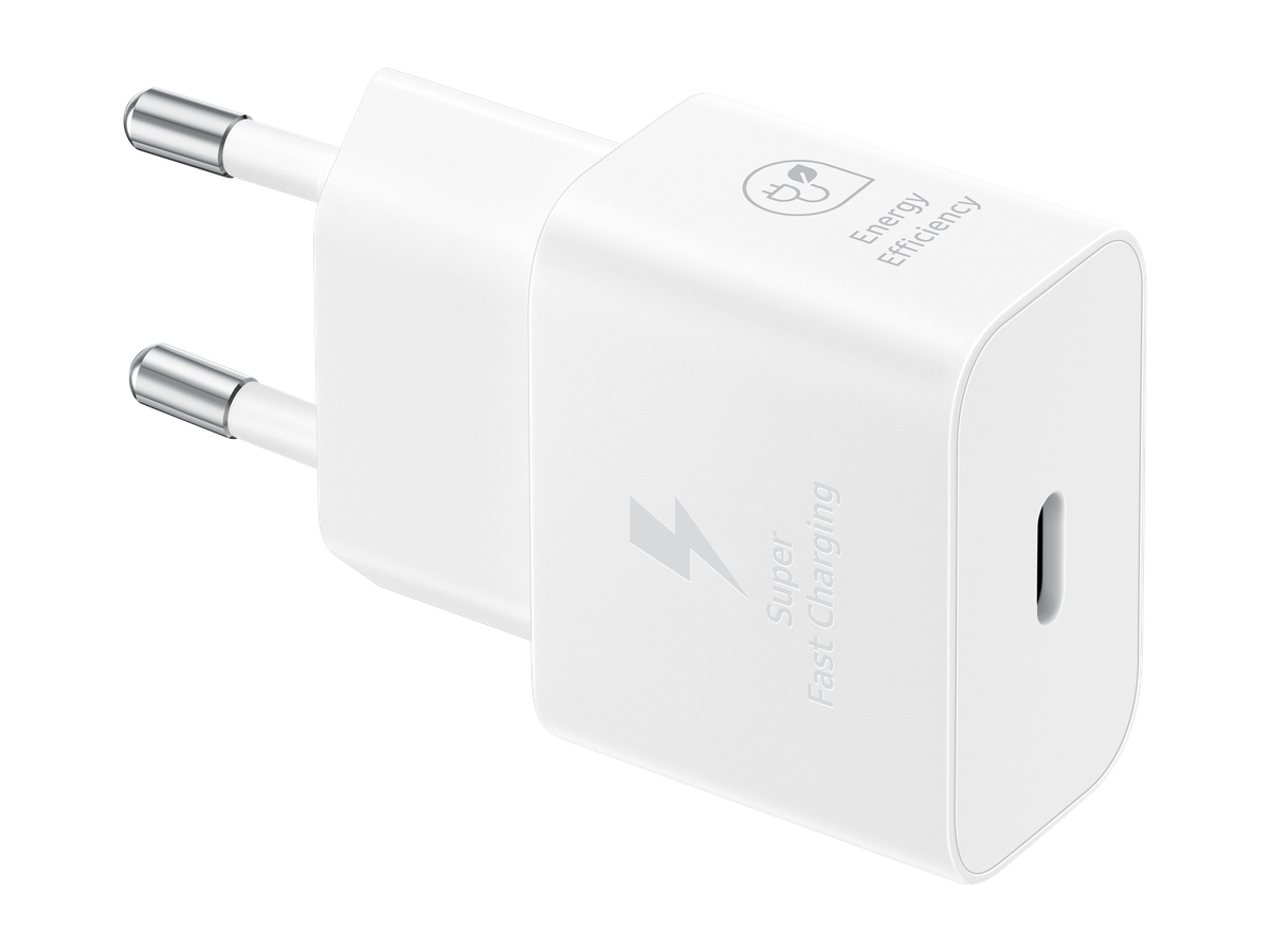 Samsung 25W PD Power Adapter white