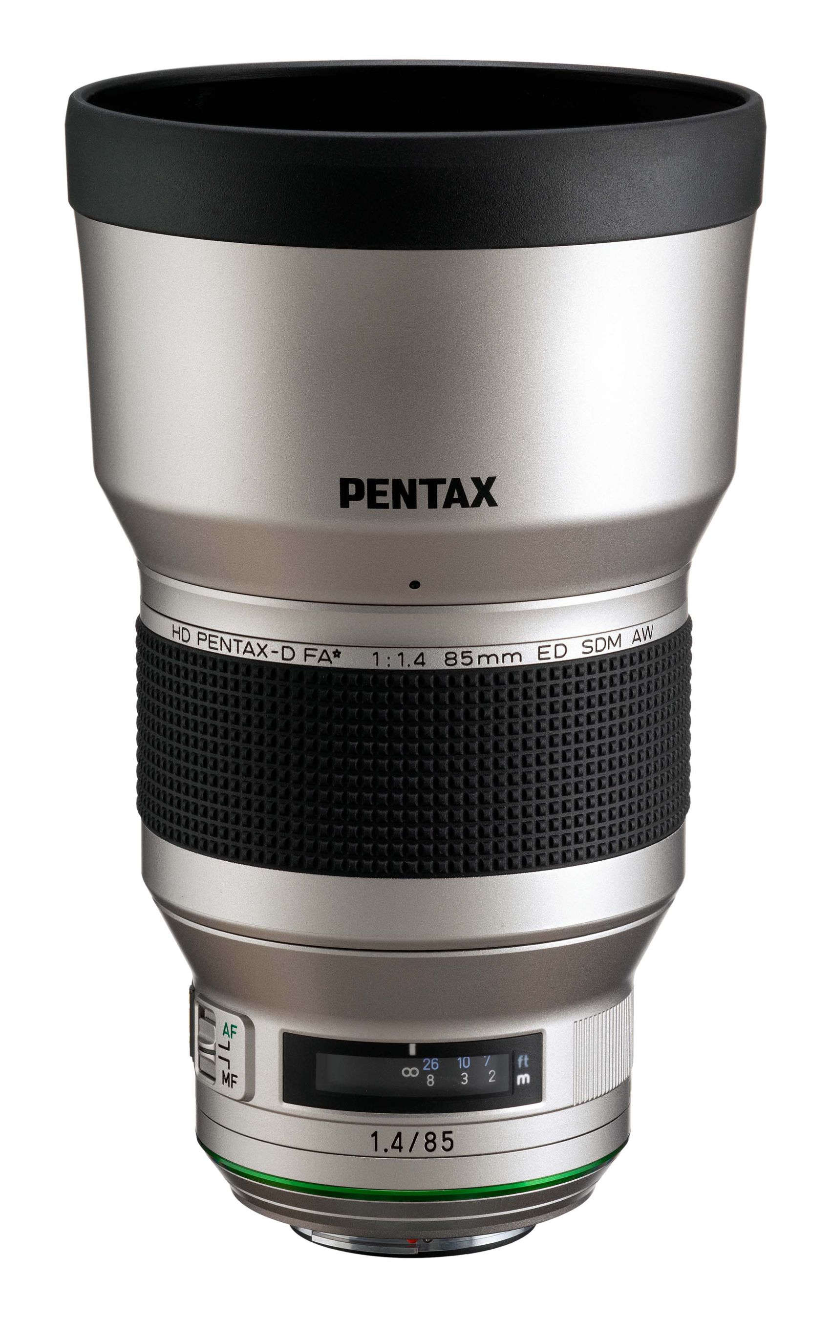 Pentax HD D-FA* 85mm/1.4 SDM AW silver