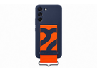 Samsung S22 Silicone Cover Strap navy