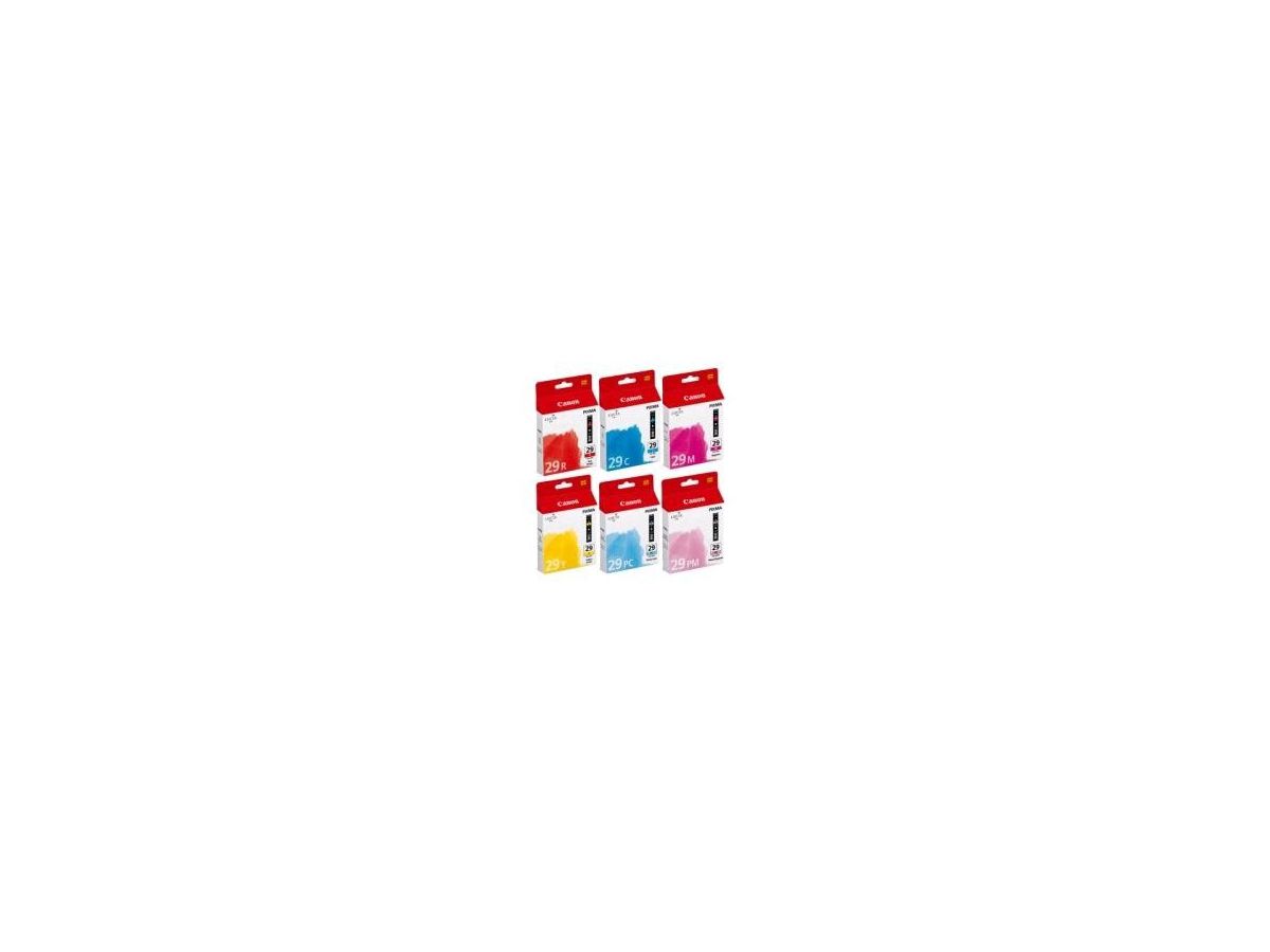 Canon PGI-29 MBK/PBK/DGY/GY/LGY/CO