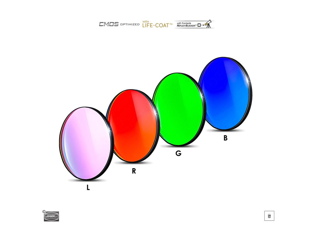 LRGB 31mm Filterset  CMOS-optimized