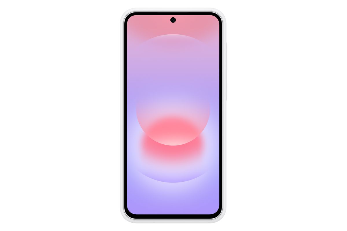 Samsung A37 Silicone Case Light Gray