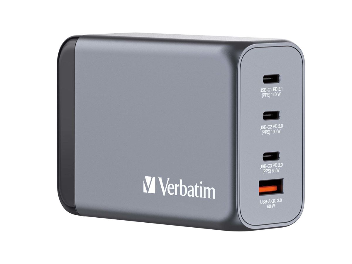 Verbatim GaN 4 Port Charger 240W