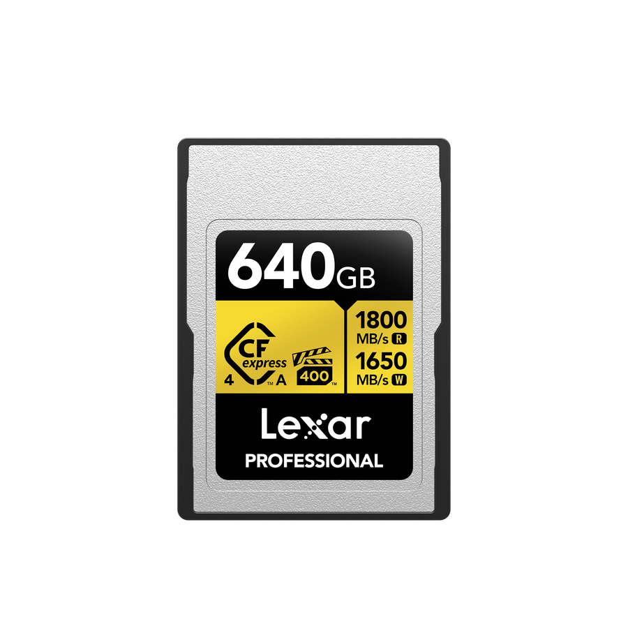 Lexar 1800MB/s CFexpress4.0 A 640GB Gold