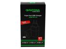 Patona GaN PD 65W 2xUSB-C + USB-A Black