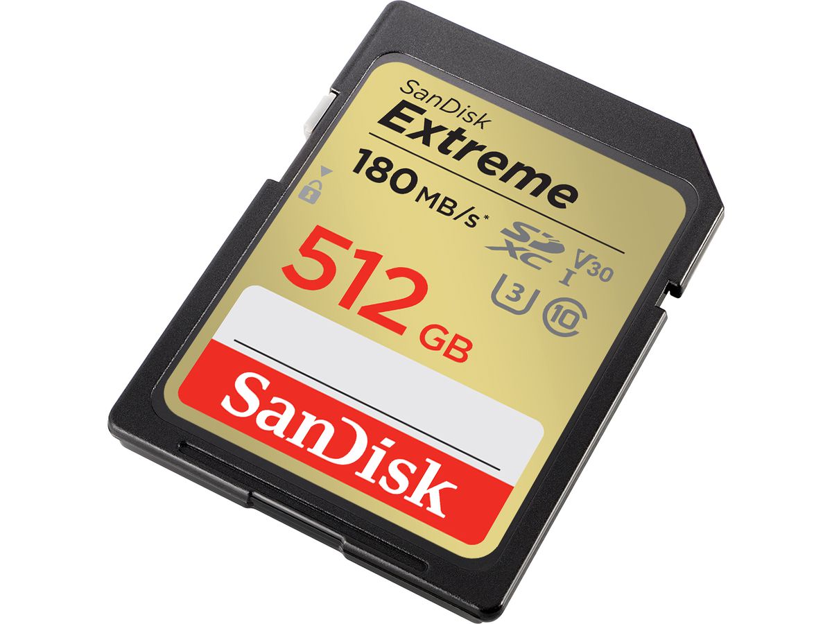 SanDisk Extreme 180MB/s SDXC 512GB