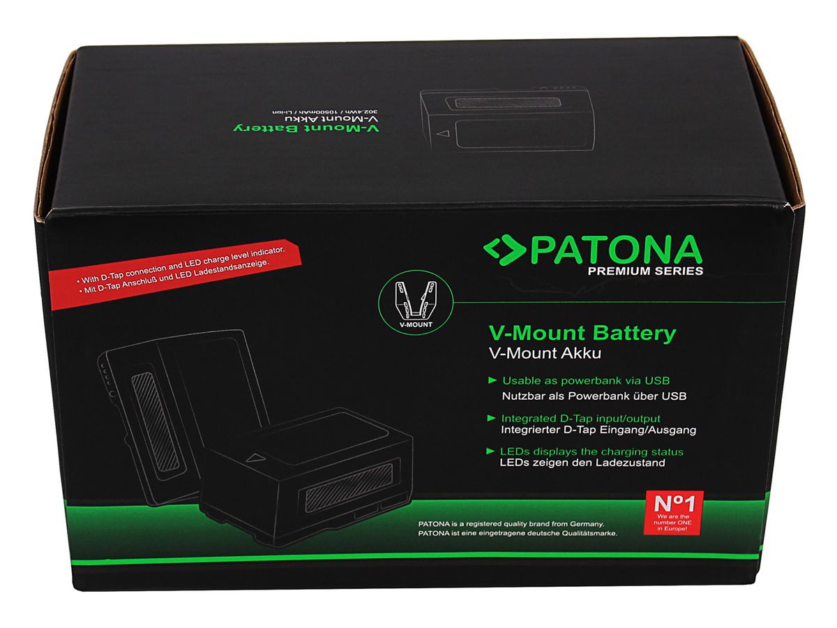 Patona Premium Akku V-Mount 26V 302Wh