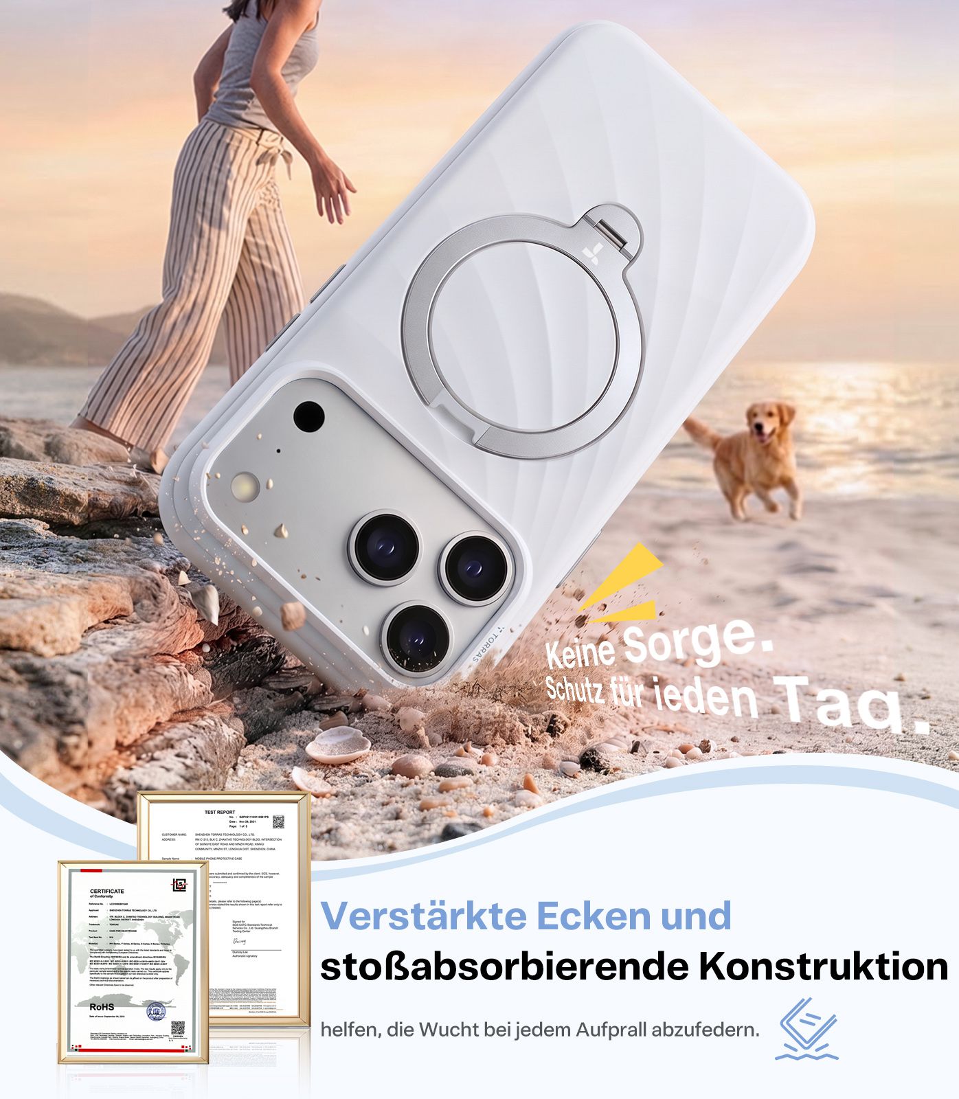 Torras Ostand Wind iPhone 18 Pro White
