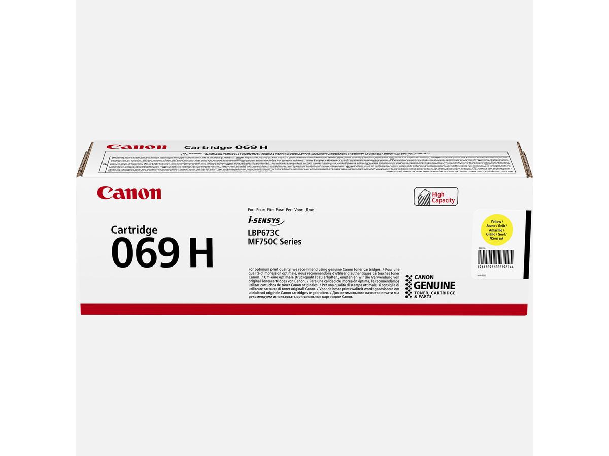 Canon Toner 069H yellow