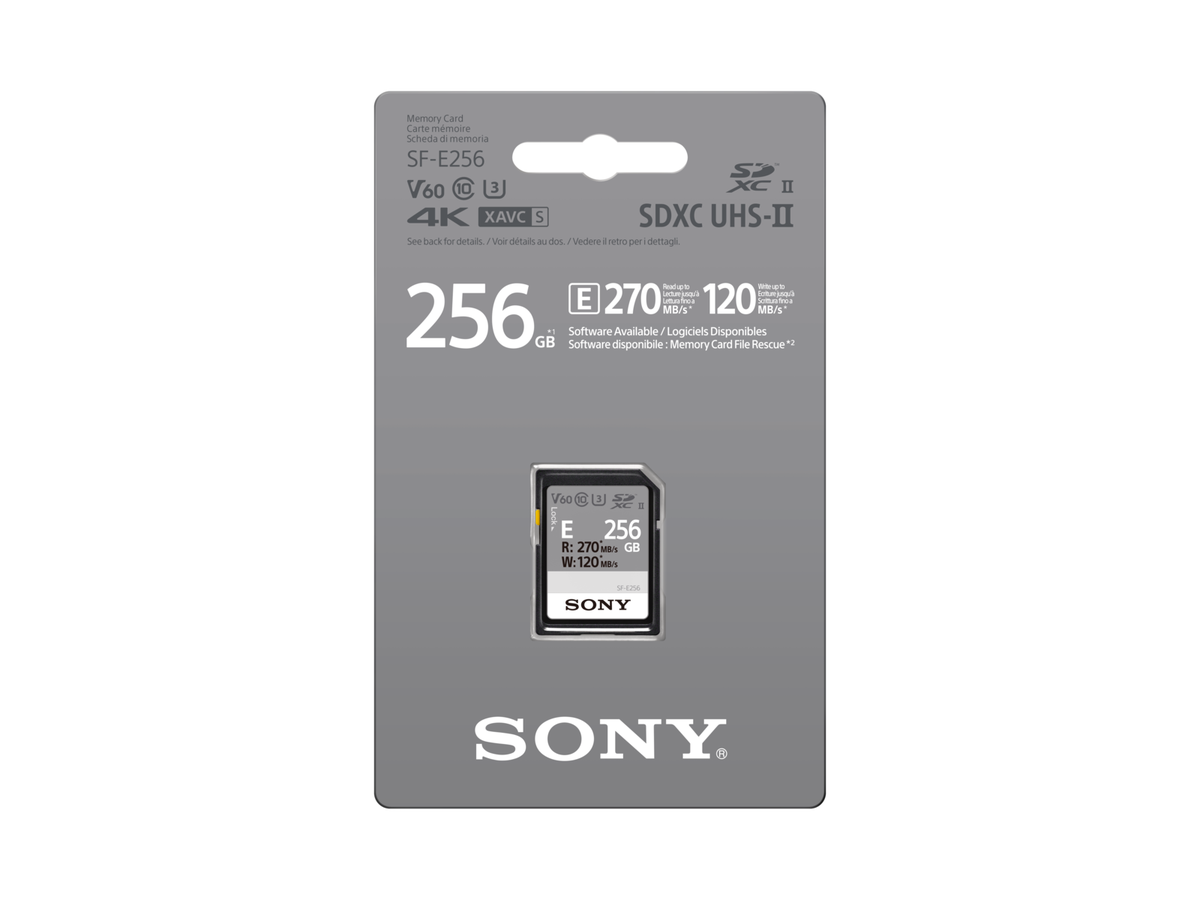 Sony SF-E SDXC 256GB UHS-II 270MBs