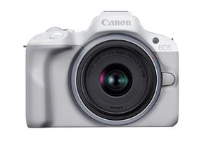 Canon EOS R50 + RF-S 18-45mm White