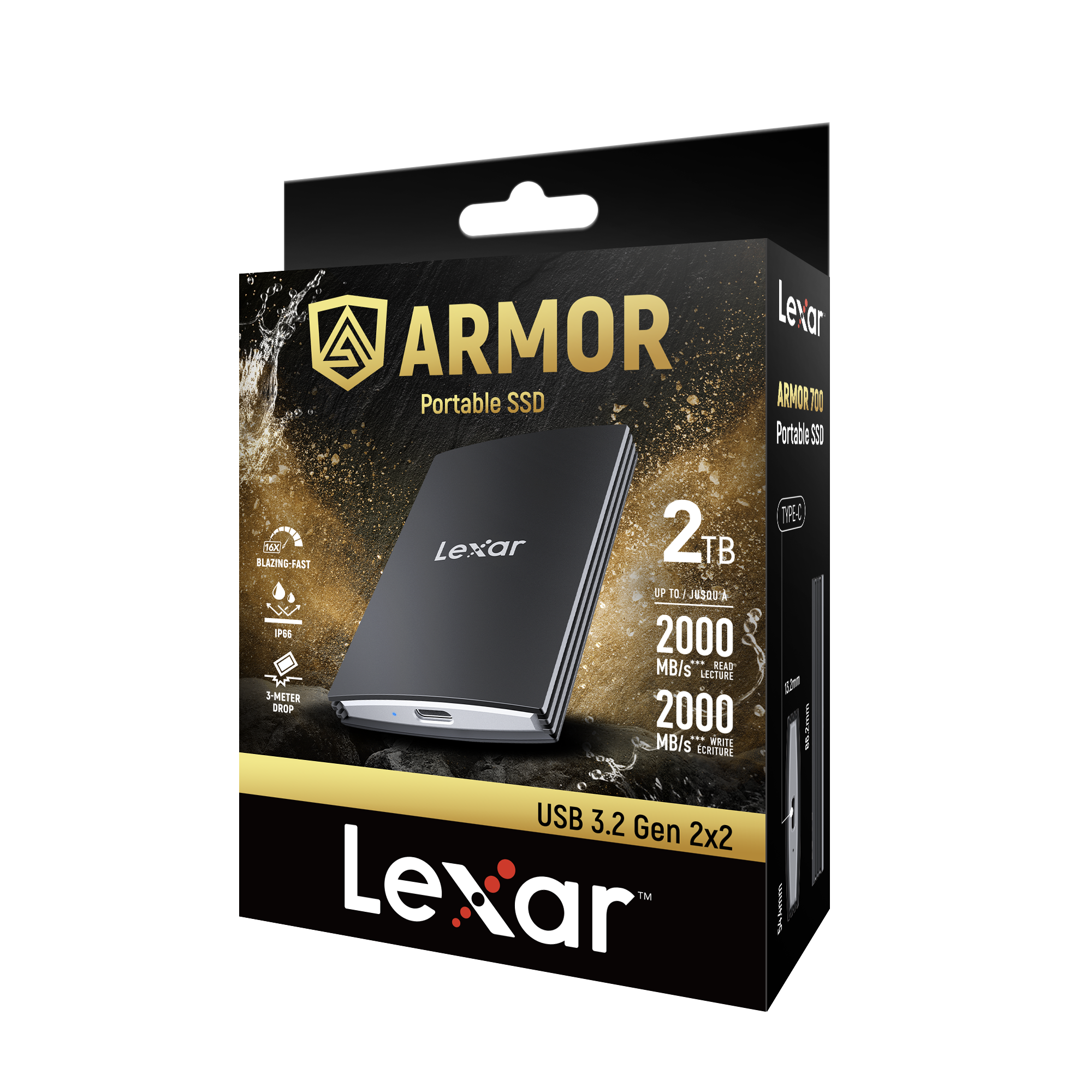Lexar Armor 700 Portable SSD 2TB