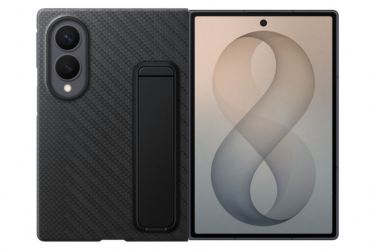Samsung Fold 8 Carbon Standing Graphite