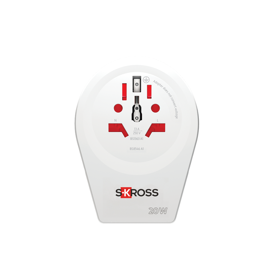 Skross World to CH/IT/BRA USB AC20PD
