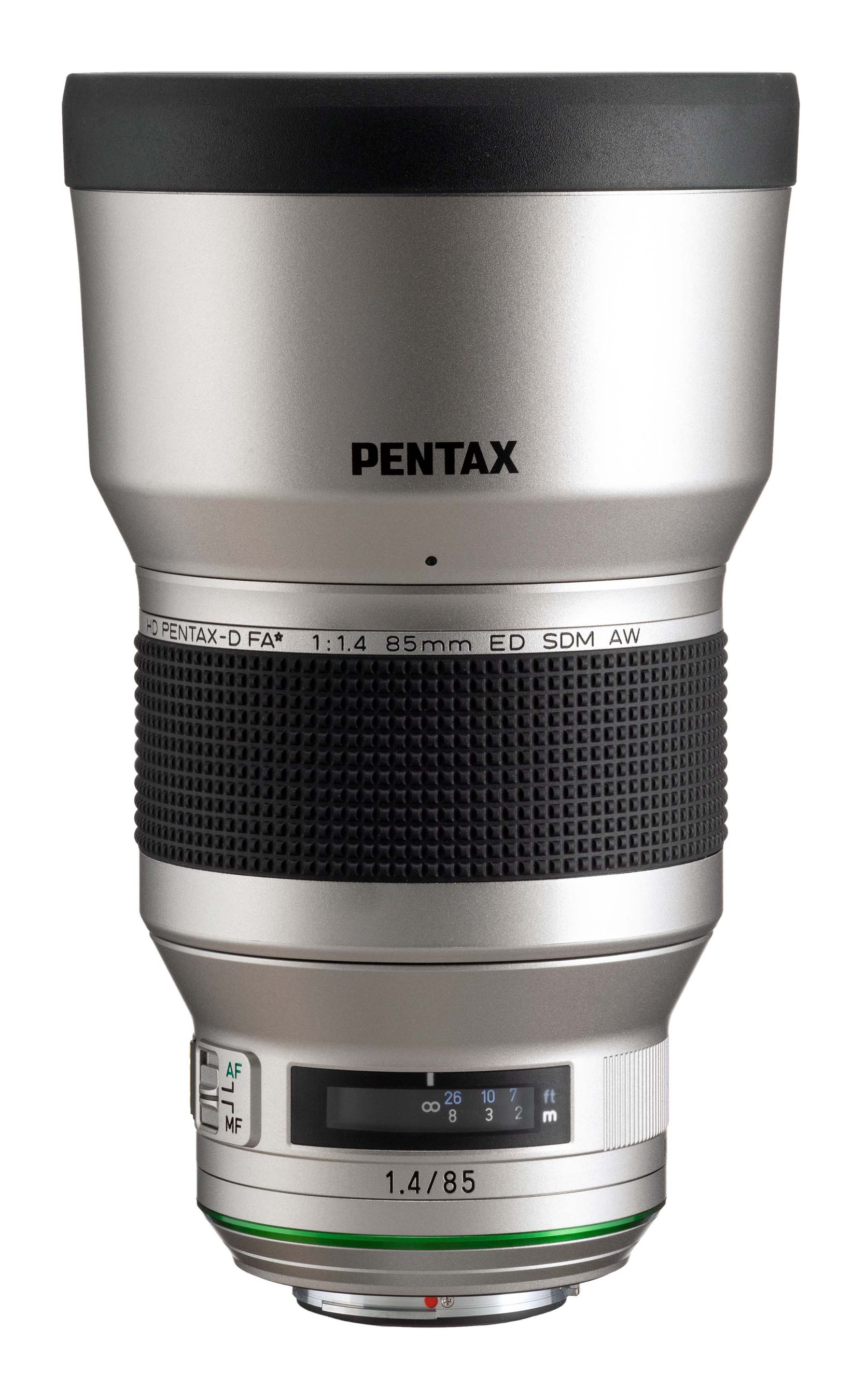 Pentax HD D-FA* 85mm/1.4 SDM AW silver