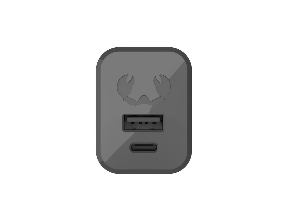 Fresh'N Rebel Mini Charger USB-C + A Storm Grey 65W