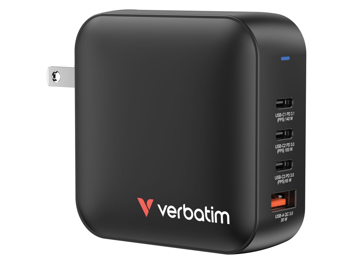 Verbatim Mini GaN 4 Port Charger 165W