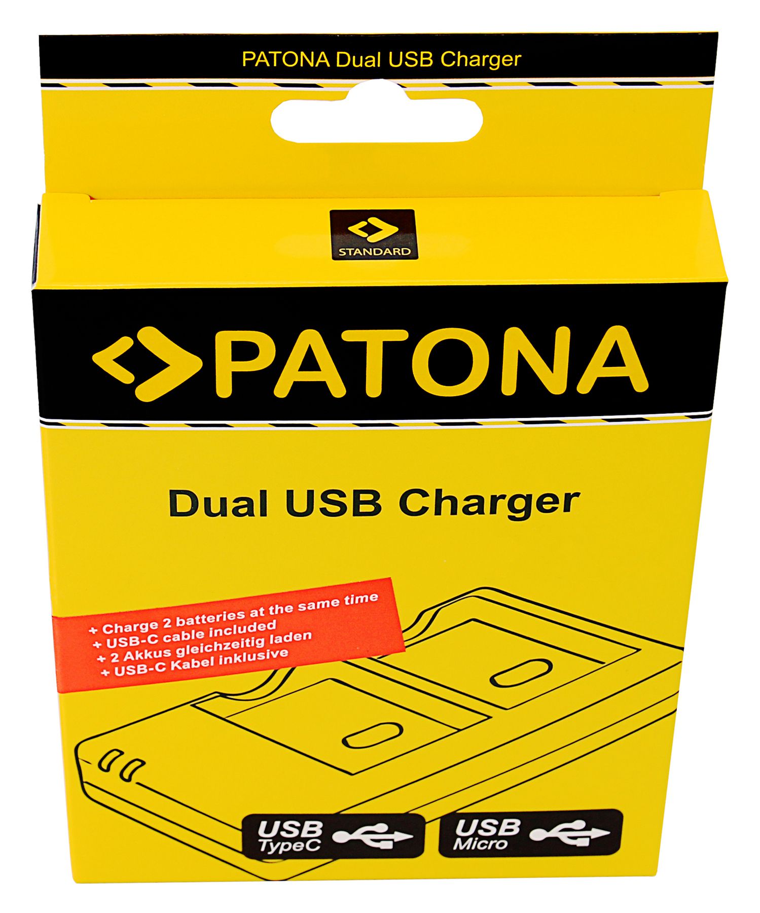Patona Chargeur Dual USB Olympus BLN1