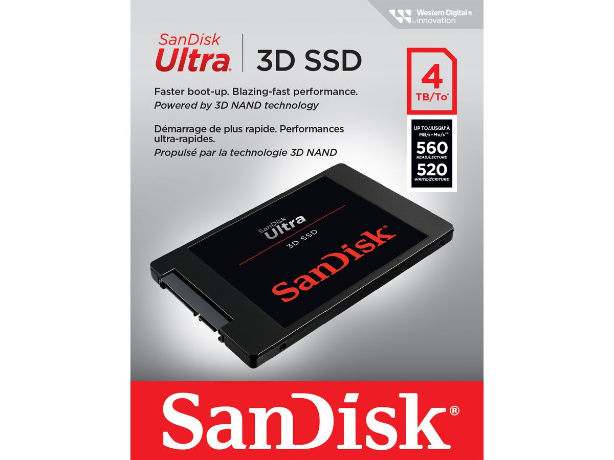 SanDisk Ultra 2.5' SATA SSD 4TB