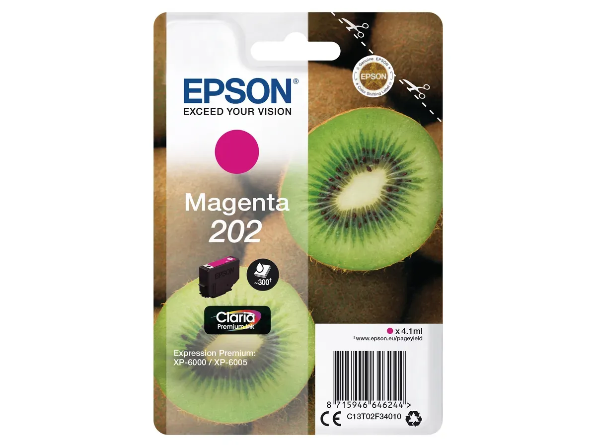 EPSON Ink 202 magenta T02F340