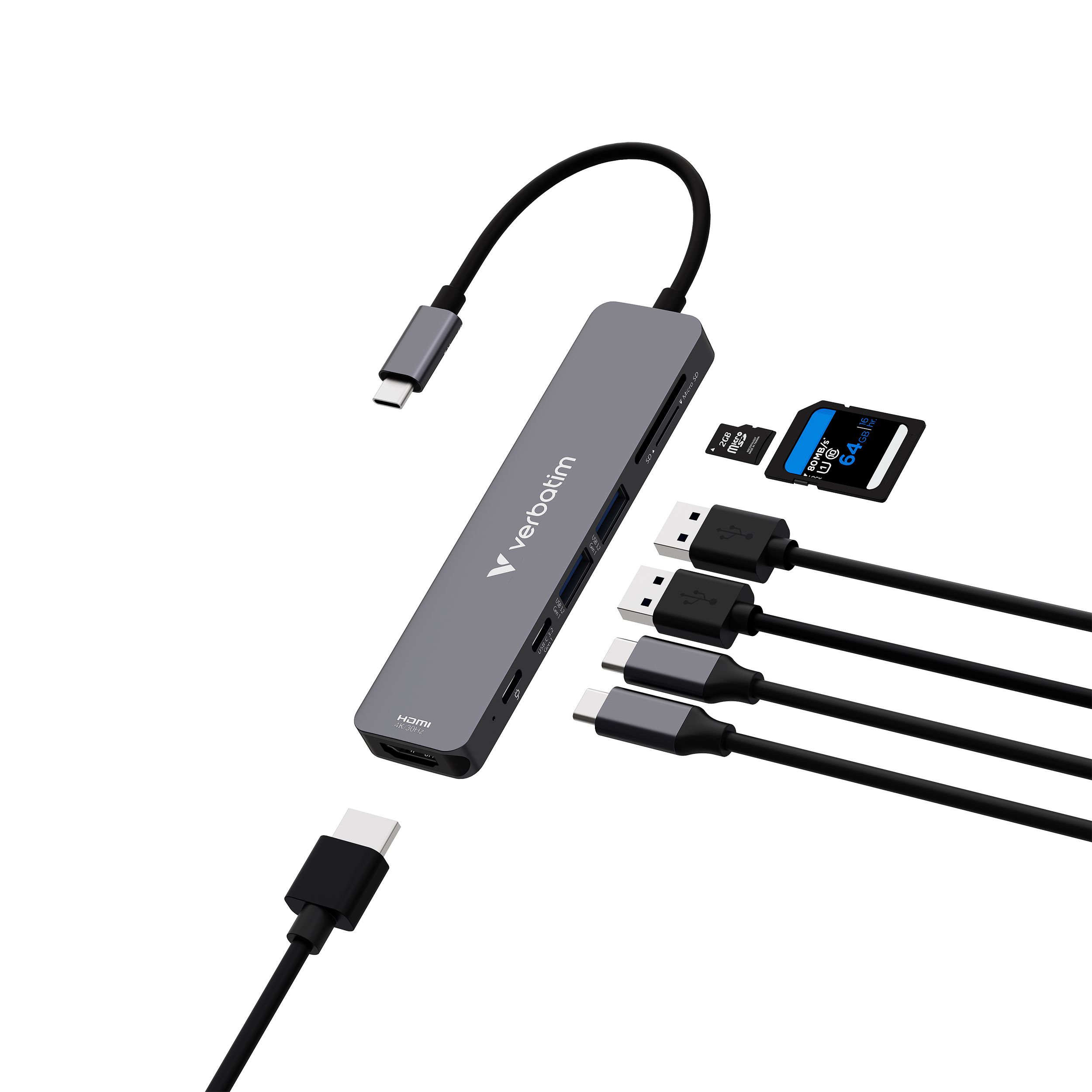 Verbatim 7 in 1 USB-C Multiport Hub