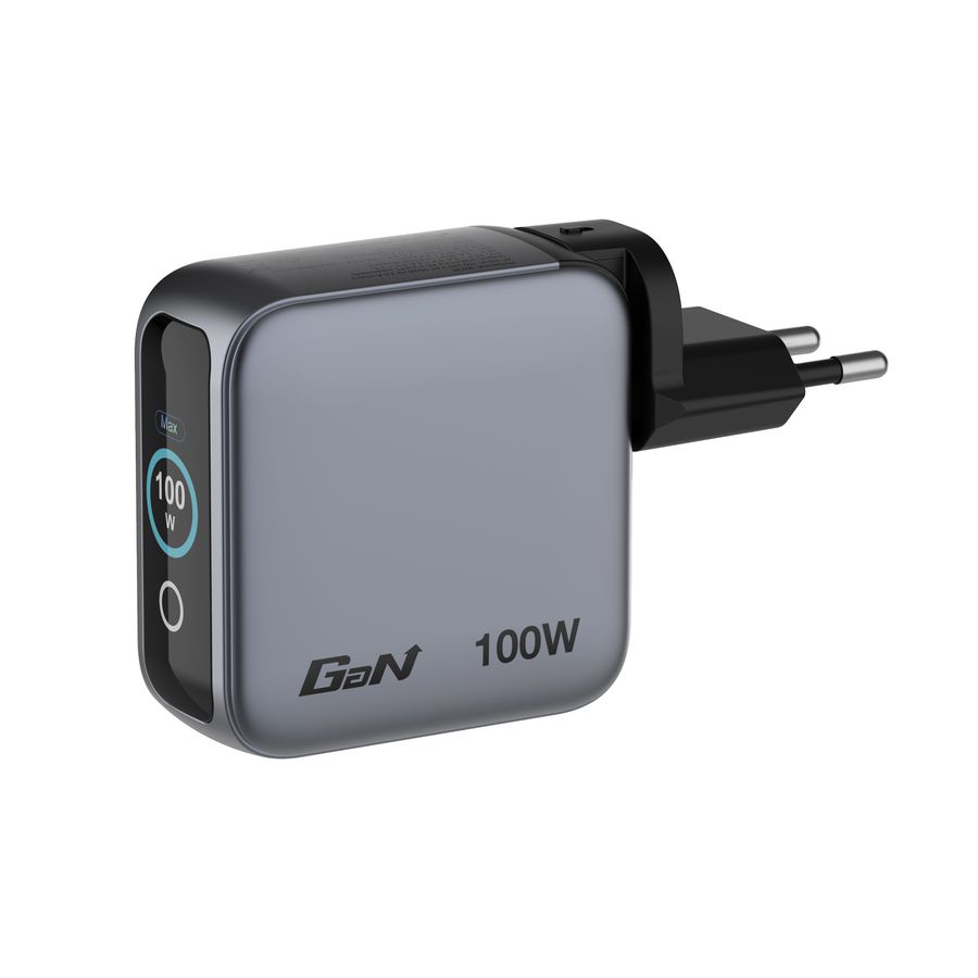 Verbatim Mini GaN Charger 100W Display