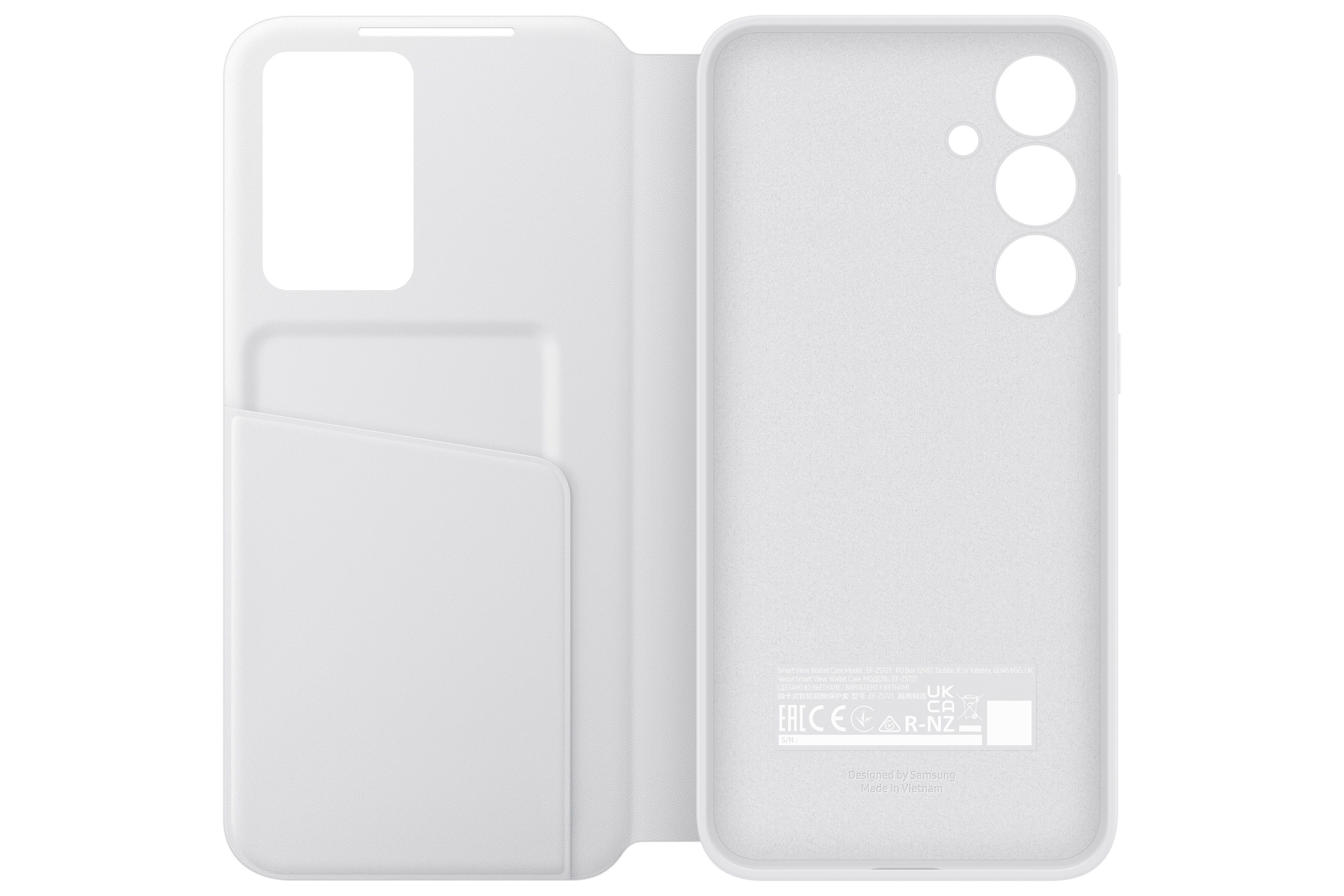 Samsung S24 FE Wallet Case White