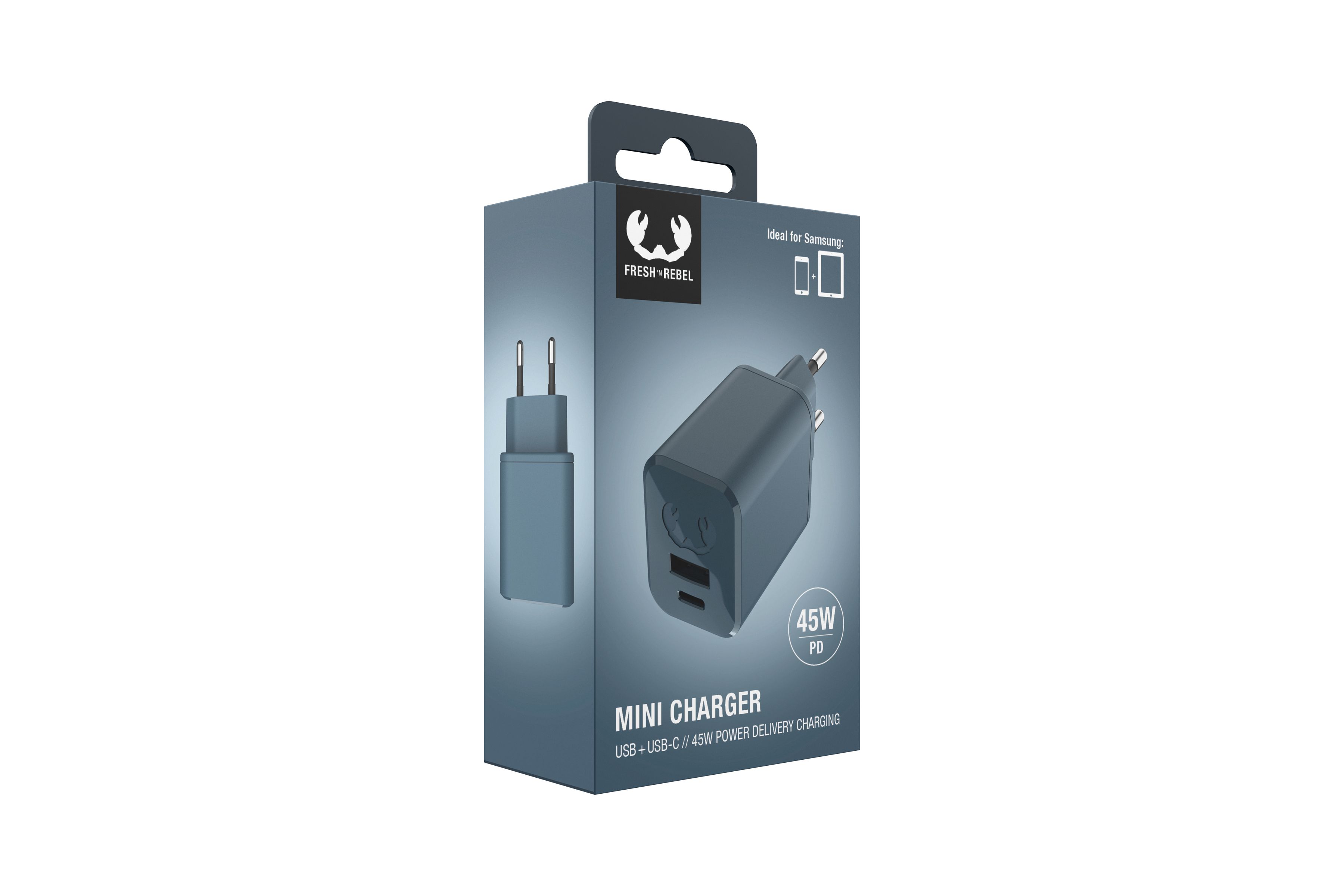 Fresh 'n Rebel Mini Charger Blue 45W