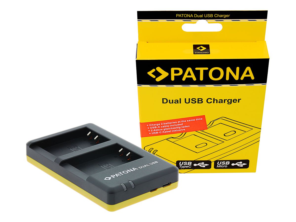 Patona Ladegerät Dual USB Canon LP-E17
