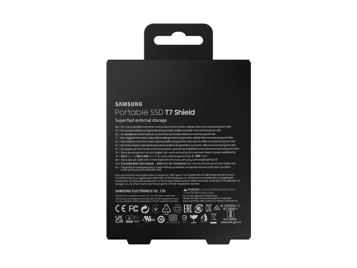 Samsung PSSD T7 Shield 1TB black