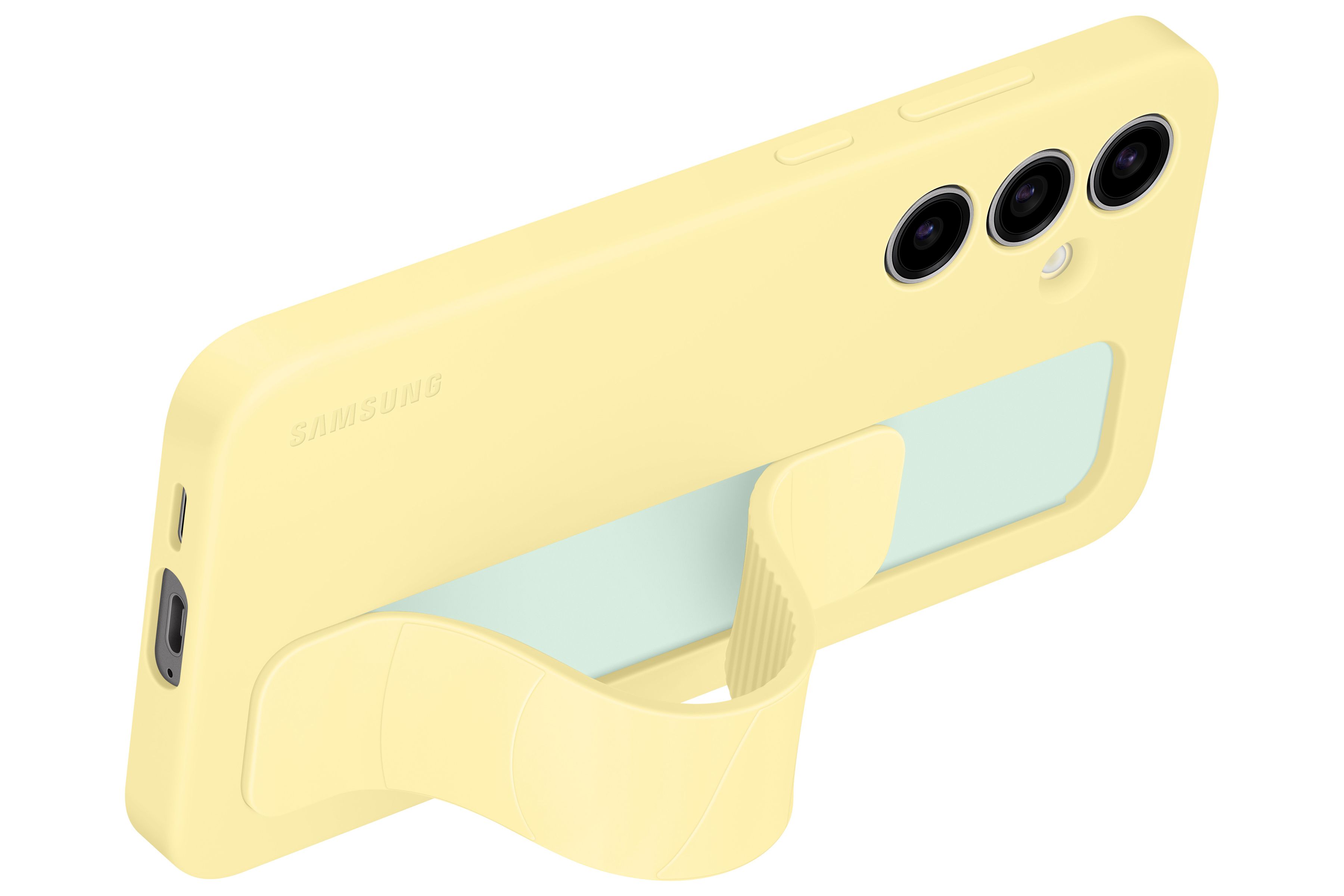 Samsung S24 FE Standing Grip Case Yellow