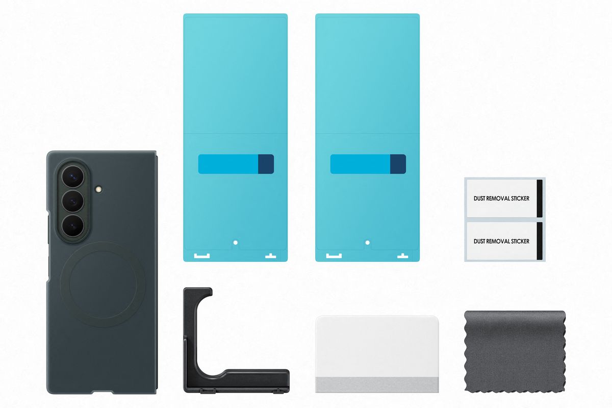 Samsung Fold 8 Ultra Silic Magnet Green