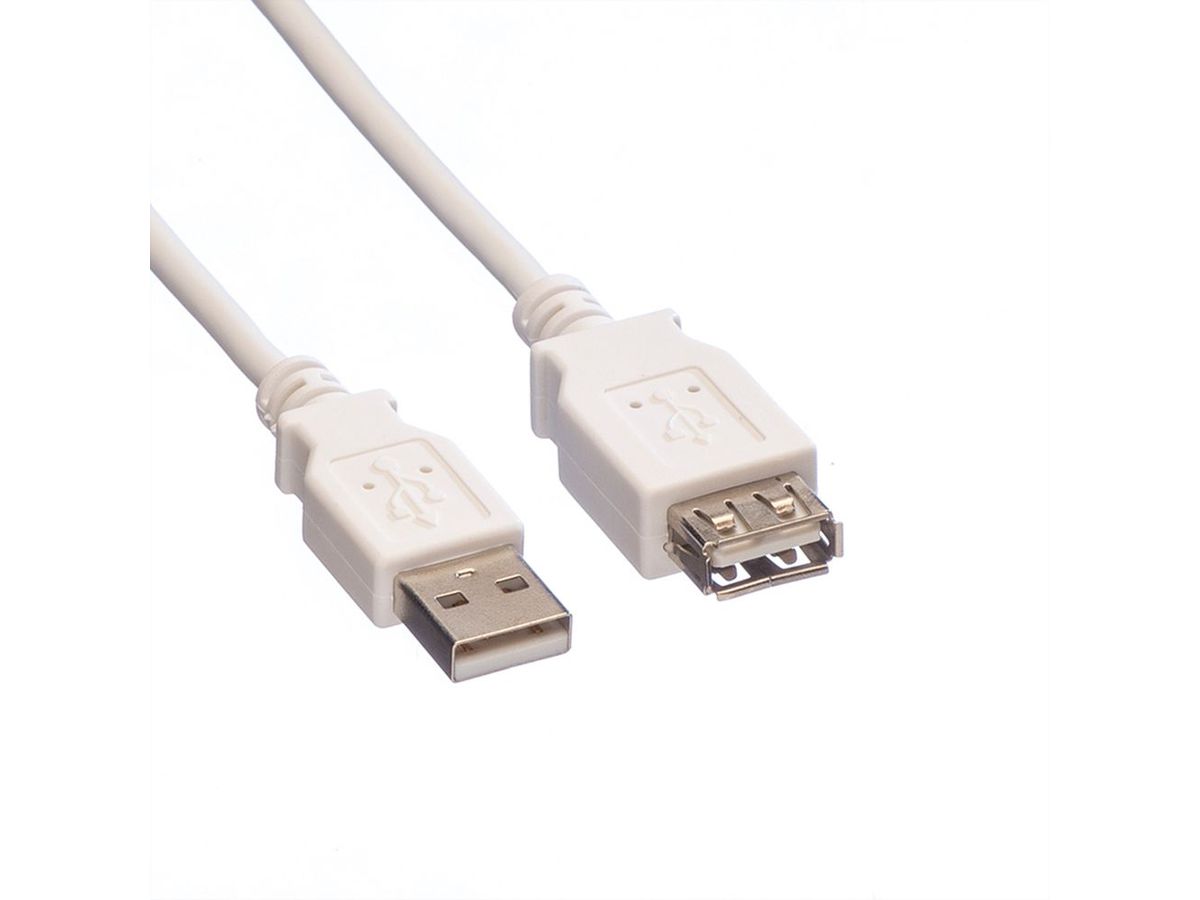 VALUE USB 2.0 Kabel, A-A, white (1.8m)