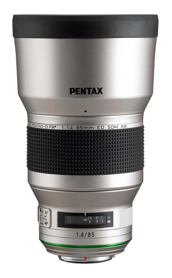 Pentax HD D-FA* 85mm/1.4 SDM AW silver