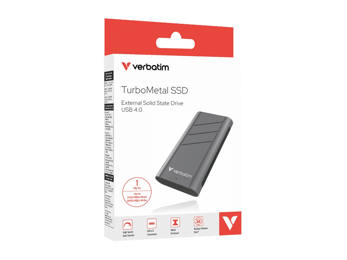 Verbatim TurboMetal SSD USB 4.0 1TB