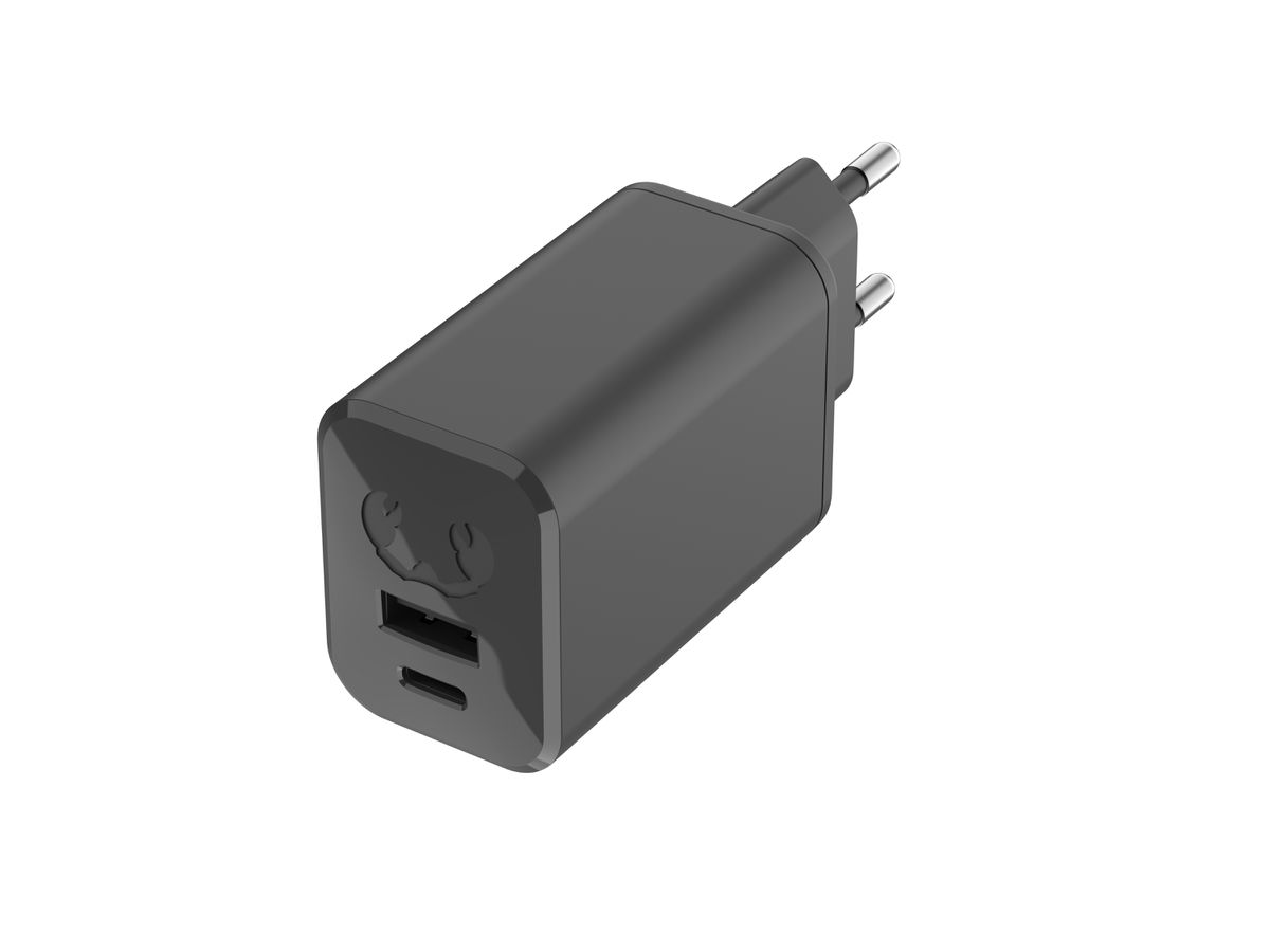 Fresh'N Rebel Mini Charger USB-C + A Storm Grey 65W