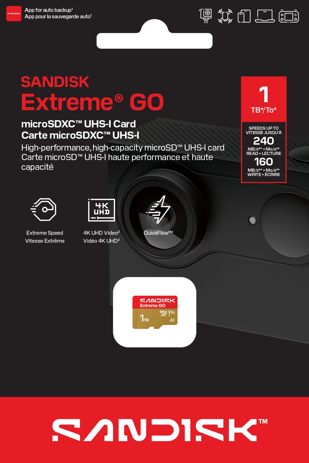 SANDISK Extreme GO microSDXC 1TB