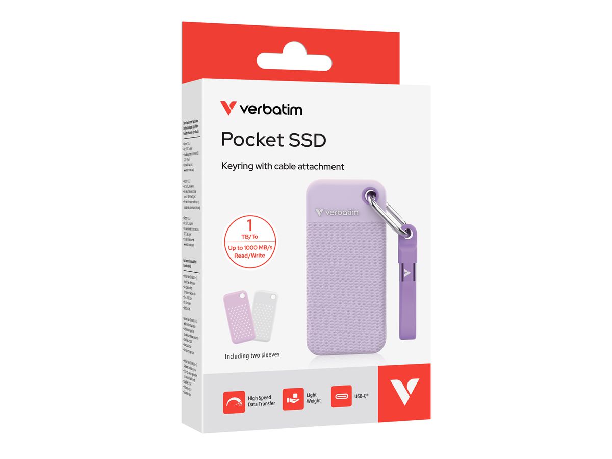 Verbatim Pocket PSSD 1TB Purple