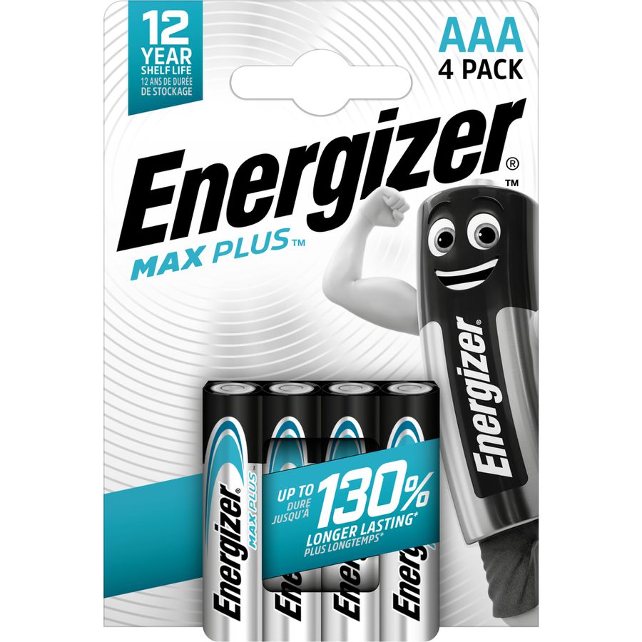 Energizer Max Plus Micro AAA 4 Stück