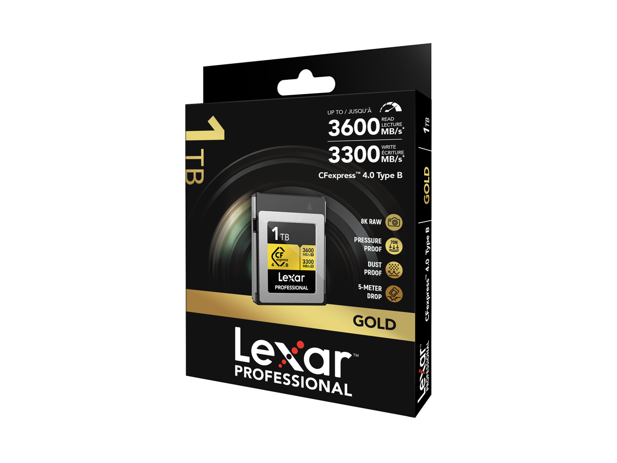 Lexar 3600MB/s CFexpress 4.0 B 1TB Gold